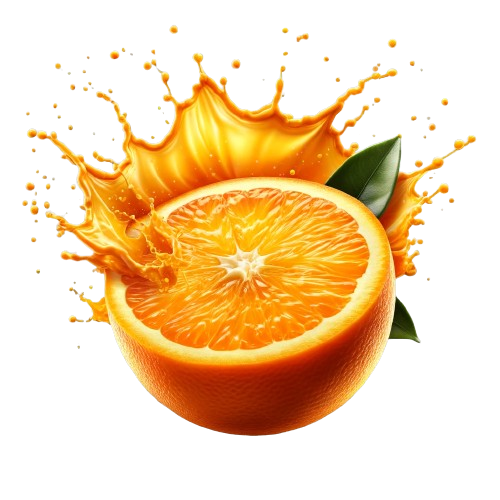 Salpicadura de naranja
